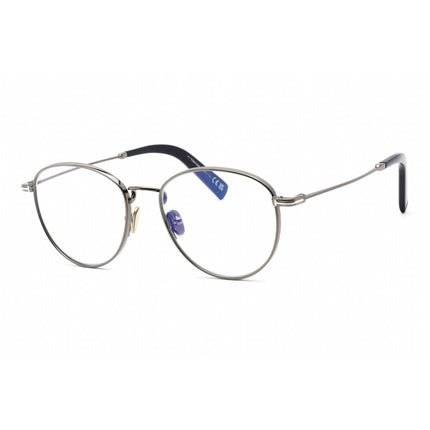 Tom Ford Unisex Eyeglasses - Shiny Dark Ruthenium Metal Round Frame | FT5749-B 012 ,