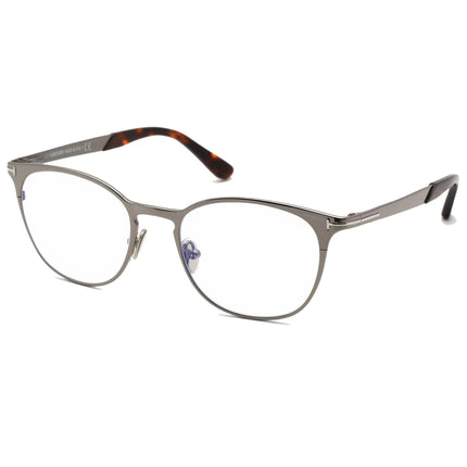 Tom Ford Unisex Eyeglasses - Shiny Gunmetal Full-Rim Metal Frame, 52 mm | FT5732-B 008 ,