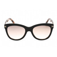 Tom Ford Unisex Sunglasses - Black/Havana Plastic Cat Eye Shape Frame | FT0870 05F ,