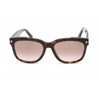 Tom Ford Unisex Sunglasses - Rectangular Shape Frame Brown Gradient Lens | FT0714 52F ,