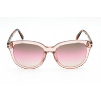 Tom Ford Unisex Sunglasses - Shiny Pink Plastic Cat Eye Shape Frame | FT0914-F 72F ,