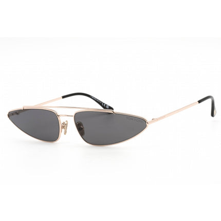 Tom Ford Unisex Sunglasses - Shiny Rose Gold Metal Cat Eye Shape Frame | FT0979 28A ,