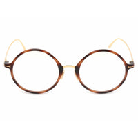 Tom Ford Women's Eyeglasses - Blonde Havana Round Full-Rim Frame | FT5703-B 053 ,