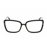 Tom Ford Women's Eyeglasses - Butterfly Shape Shiny Black Plastic Frame | FT5813-B 001 ,