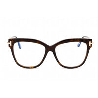 Tom Ford Women's Eyeglasses - Cat Eye Shape Dark Havana Plastic Frame | FT5704-B 052 ,
