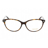 Tom Ford Women's Eyeglasses - Clear Lens Full Rim Dark Havana Frame | FT5421 052 ,