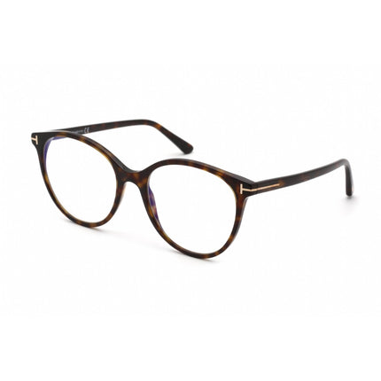 Tom Ford Women's Eyeglasses - Dark Havana Cat Eye Full-Rim Frame | FT5742-B 052 ,