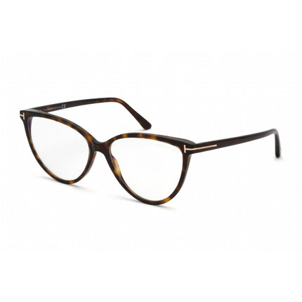Tom Ford Women's Eyeglasses - Dark Havana Cat Eye Full-Rim Frame | FT5743-B 052 ,