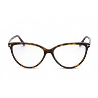 Tom Ford Women's Eyeglasses - Dark Havana Cat Eye Full-Rim Frame | FT5743-B 052 ,