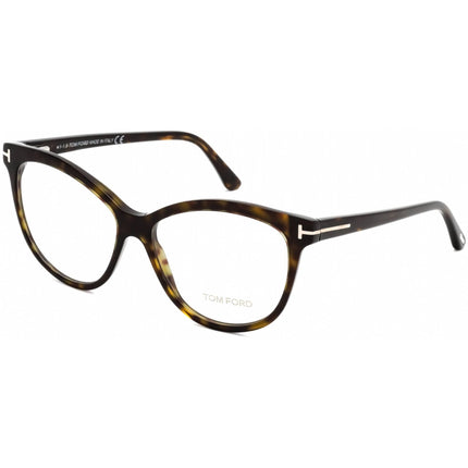 Tom Ford Women's Eyeglasses - Dark Havana Plastic Cat Eye Shape Frame | FT5511 052 ,