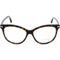 Tom Ford Women's Eyeglasses - Dark Havana Plastic Cat Eye Shape Frame | FT5511 052 ,