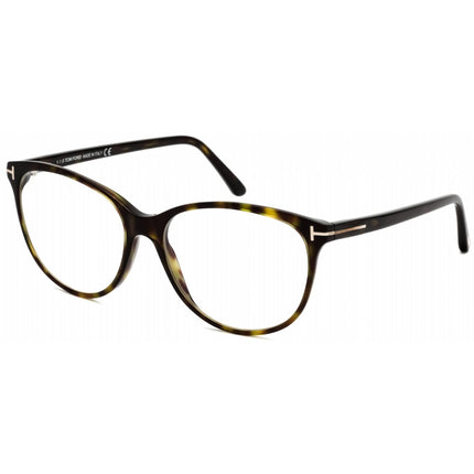 Tom Ford Women's Eyeglasses - Dark Havana Plastic Oval Shape Frame | FT5544-B 052 ,