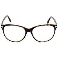 Tom Ford Women's Eyeglasses - Dark Havana Plastic Oval Shape Frame | FT5544-B 052 ,