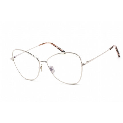 Tom Ford Women's Eyeglasses - Full Rim Butterfly Shape Grey Metal Frame | FT5738-B 016 ,