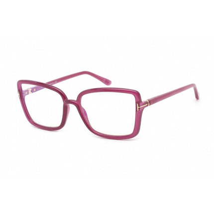 Tom Ford Women's Eyeglasses - Full Rim Butterfly Violet Plastic Frame | FT5813-B 083 ,