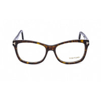 Tom Ford Women's Eyeglasses - Full Rim Dark Havana Plastic Rectangular | FT5424 052 ,