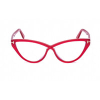 Tom Ford Women's Eyeglasses - Full Rim Shiny Fuchsia Cat Eye Frame | FT5729-B 075 ,