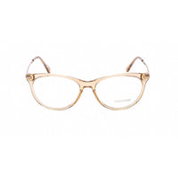 Tom Ford Women's Eyeglasses - Full Rim Shiny Light Brown Cat Eye Frame | FT5509 045 ,