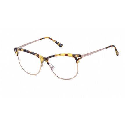 Tom Ford Women's Eyeglasses - Full Rim Shiny Tortoise Plastic Cat Eye | FT5546-B 056 ,