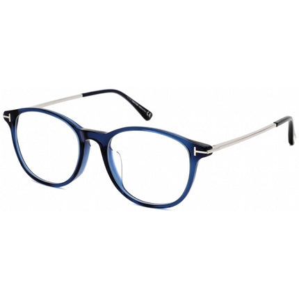 Tom Ford Women's Eyeglasses - Full Rim Shiny Transparent Blue Frame | FT5553-F-B 090 ,