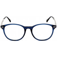 Tom Ford Women's Eyeglasses - Full Rim Shiny Transparent Blue Frame | FT5553-F-B 090 ,