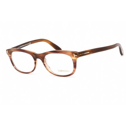 Tom Ford Women's Eyeglasses - Light Brown/Other Acetate Rectangular Frame | FT5232 047 ,