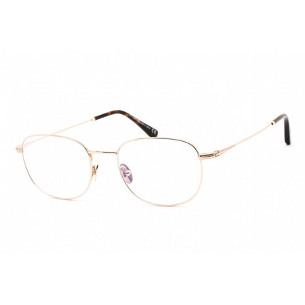 Tom Ford Women's Eyeglasses - Oval Shape Shiny Rose Gold Titanium Frame | FT5734-B 028 ,