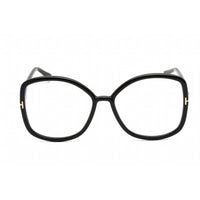 Tom Ford Women's Eyeglasses - Oversized Shape Shiny Black Plastic Frame | FT5845-B 001 ,