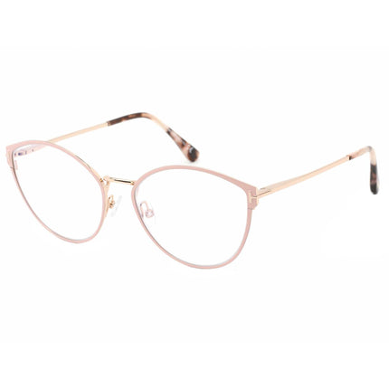 Tom Ford Women's Eyeglasses - Pink Cat-Eye Full-Rim Metal Frame | FT5573-B 072 ,