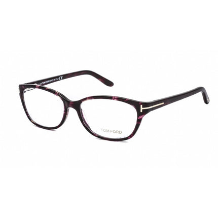 Tom Ford Women's Eyeglasses - Purple Tortoise Acetate Rectangular Frame | FT5142 083 ,