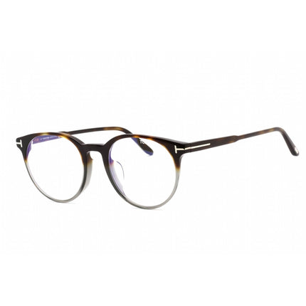Tom Ford Women's Eyeglasses - Round Shape Havana/Grey Plastic Frame | FT5695-F-B 056 ,