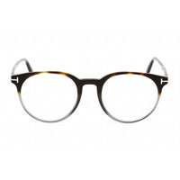 Tom Ford Women's Eyeglasses - Round Shape Havana/Grey Plastic Frame | FT5695-F-B 056 ,