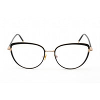 Tom Ford Women's Eyeglasses - Shiny Black Cat Eye Metal Full-Rim Frame | FT5741-B 001 ,