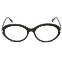 Tom Ford Women's Eyeglasses - Shiny Black Round Full-Rim Plastic Frame | FT5675-B 001 ,