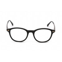 Tom Ford Women's Eyeglasses - Shiny Black Round Plastic Full-Rim Frame | FT5553-B 001 ,