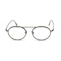 Tom Ford Women's Eyeglasses - Shiny Gunmetal Metal Round Shape Frame | FT5692-B 008 ,