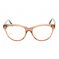 Tom Ford Women's Eyeglasses - Shiny Light Brown Plastic Cat Eye Frame | FT5618-B 045 ,