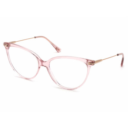 Tom Ford Women's Eyeglasses - Shiny Pink Cat-Eye Plastic Full-Rim Frame | FT5688-B 072 ,