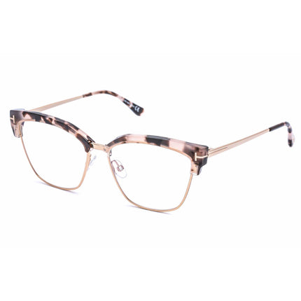 Tom Ford Women's Eyeglasses - Shiny Pink Havana Metal/Plastic Frame | FT5547-B 054 ,