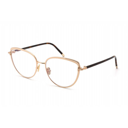 Tom Ford Women's Eyeglasses - Shiny Rose Gold Cat Eye Full-Rim Frame | FT5741-B 028 ,
