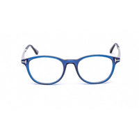Tom Ford Women's Eyeglasses - Shiny Transparent Blue Plastic Frame | FT5553-B 090 ,