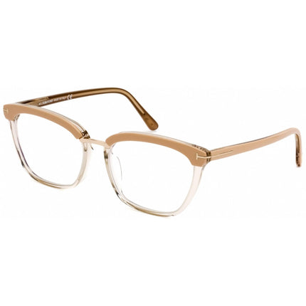Tom Ford Women's Eyeglasses - Shiny Transparent/Antique Pink Frame | FT5550-F-B 072 ,