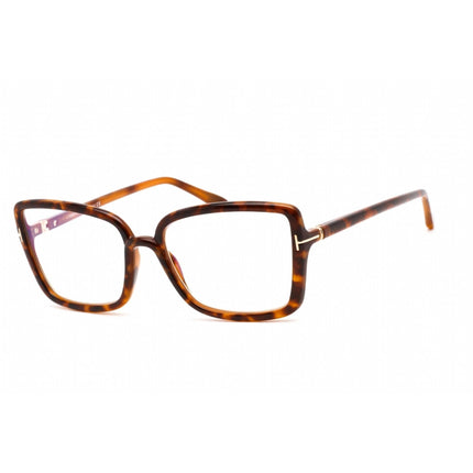 Tom Ford Women's Eyeglasses - Shiny Vintage Havana Plastic Cat Eye | FT5813-B 055 ,