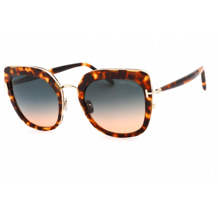 Tom Ford Women's Sunglasses - Adjustable Nose Pad Blonde Havana Cat Eye | FT0945 53P ,