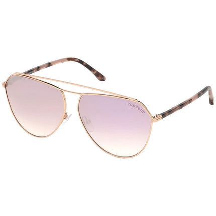 Tom Ford Women's Sunglasses - Binx Violet Gradient Lens Rose Gold | FT0681 6328Z ,