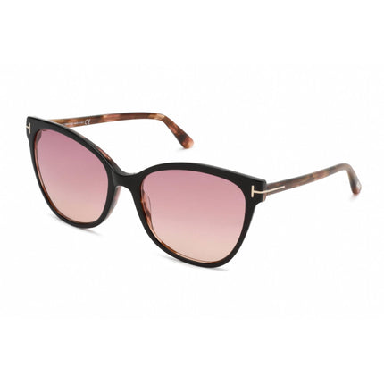 Tom Ford Women's Sunglasses - Black/Pink Havana Cat Eye Shape Frame | FT0844 ANI 05T ,