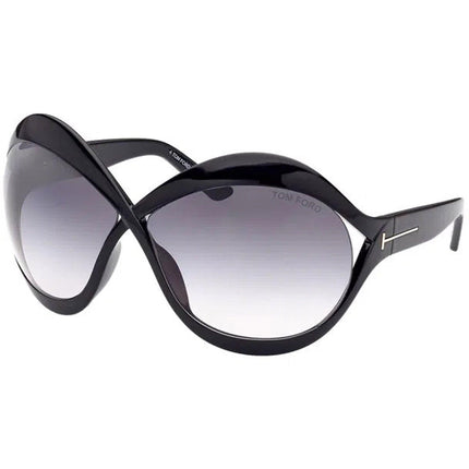 Tom Ford Women's Sunglasses - Carine UV Protection Black Plastic Frame | FT09027101B ,