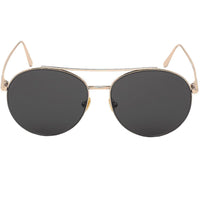 Tom Ford Women's Sunglasses - Cleo Smoke Lens Shiny Rose Gold Frame | FT0757 5928A ,