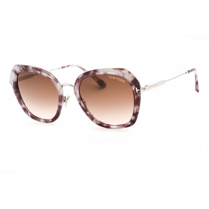 Tom Ford Women's Sunglasses - Coloured Havana Frame Gradient Brown Lens | FT0792 55F ,