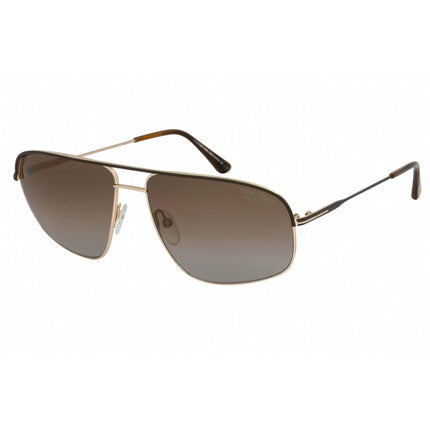 Tom Ford Women's Sunglasses - Dark Brown/Other Aviator Shape Frame | FT0467 JUSTIN 50H ,